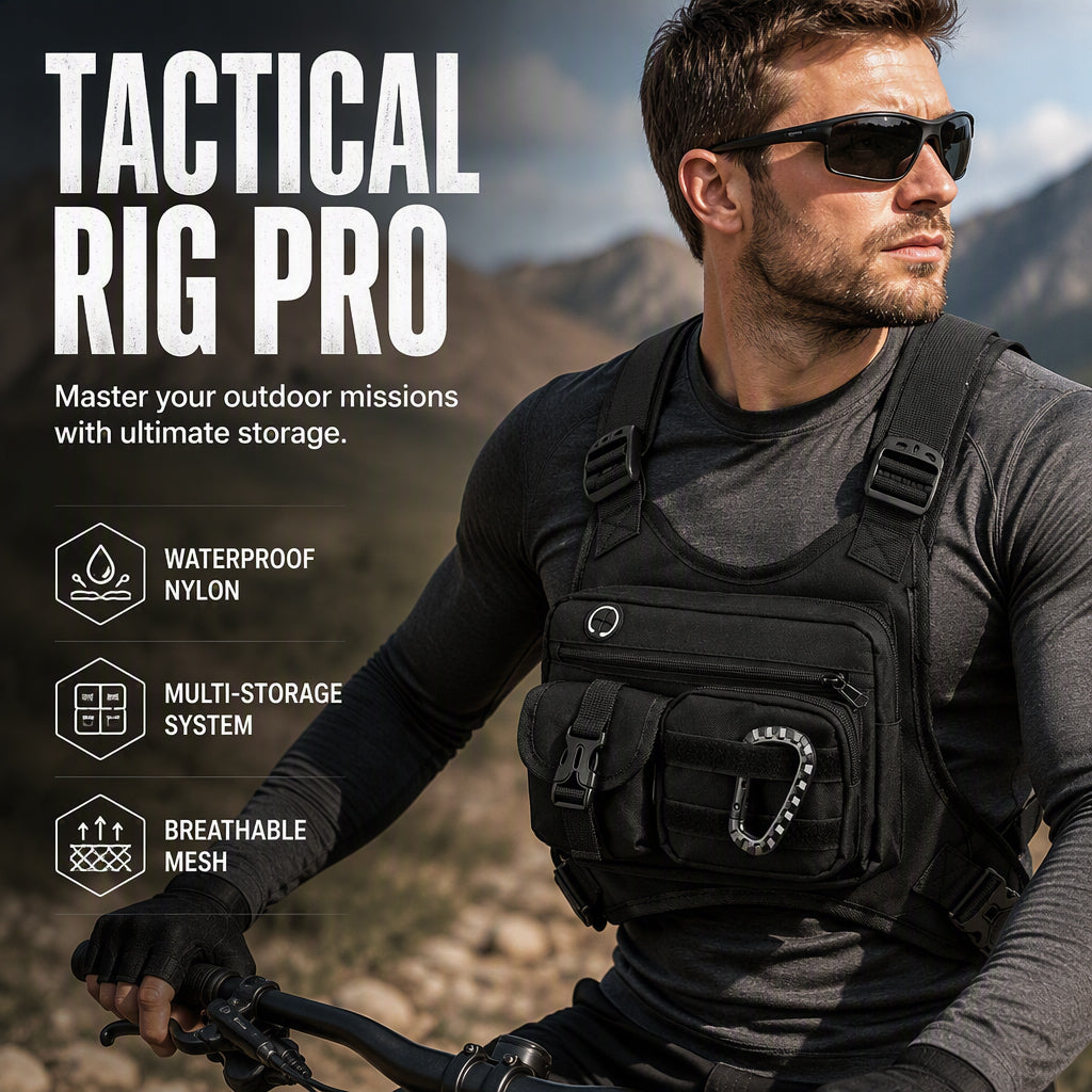 📢📢40% DE RÉDUCTION !! ⏰Sac Tactique de Poitrine pour Homme - Cyclisme en Plein Air