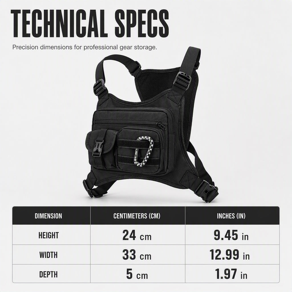 📢📢40% DE RÉDUCTION !! ⏰Sac Tactique de Poitrine pour Homme - Cyclisme en Plein Air