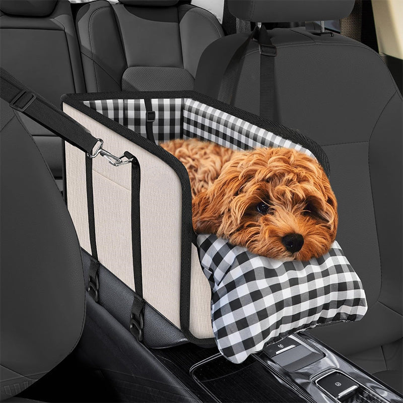 🐾🚗 50 % DE RÉDUCTION ! Siège rehausseur de sécurité pour animaux de compagnie – Robuste, antidérapant et confortable – Idéal pour les chiens et les chats en voyage ✨
