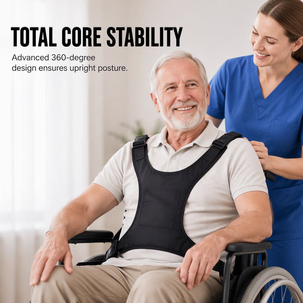 ♿ 50% DE RÉDUCTION! 🪑 Ceinture de Sécurité pour Fauteuil Roulant – Ajustable, confortable & facile à fixer – Sécurité et soutien pour personnes âgées ou à mobilité réduite 🛡️