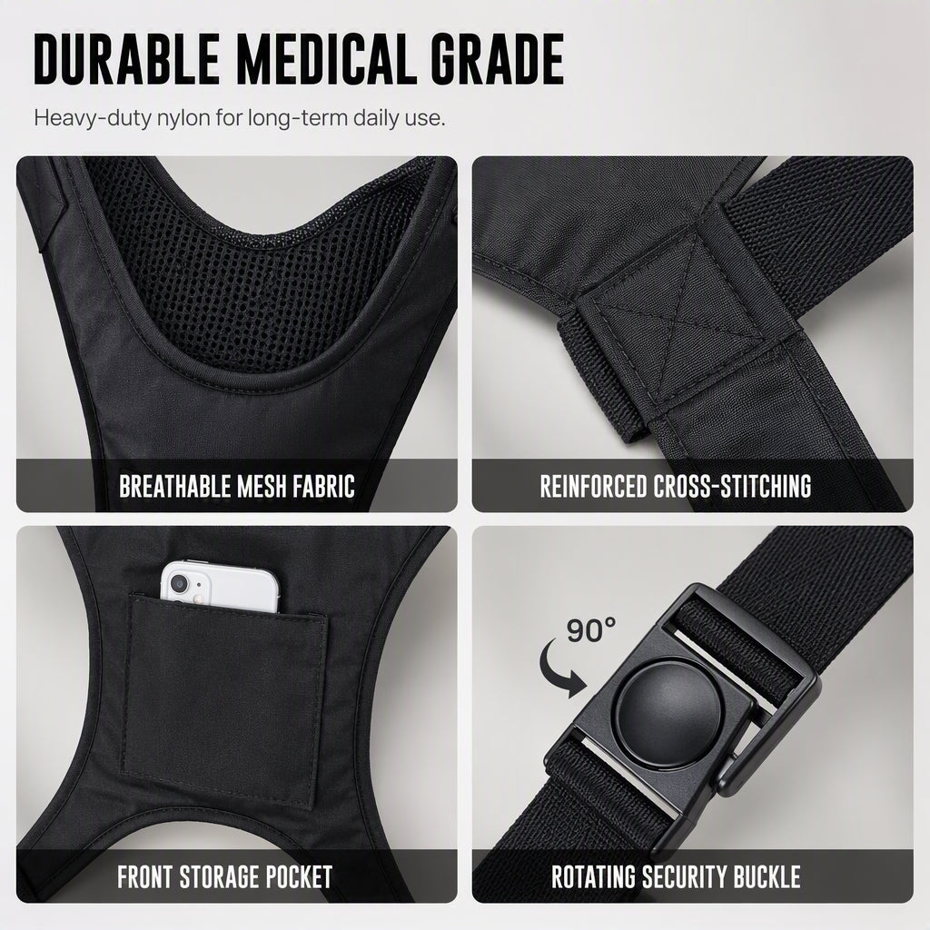 ♿ 50% DE RÉDUCTION! 🪑 Ceinture de Sécurité pour Fauteuil Roulant – Ajustable, confortable & facile à fixer – Sécurité et soutien pour personnes âgées ou à mobilité réduite 🛡️