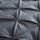 🏠💤 -50% ! 🌙Parure de Couette 3 Pièces à Plis Pintuck – Fibre Chimique – Fermeture à Glissière Cachée & Lavable en Machine pour Chambre Élégante