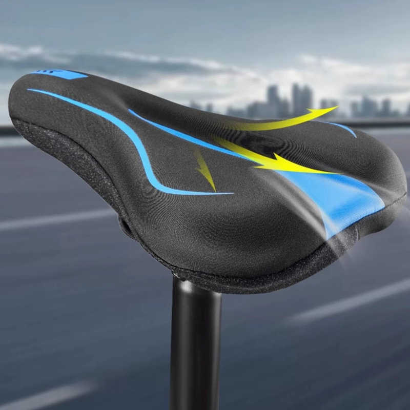 🚴‍♂️💨 -60% ! 🧘Housse de Selle Vélo en Silicone – Confort 3 Couches, Antidérapante & Impérméable
