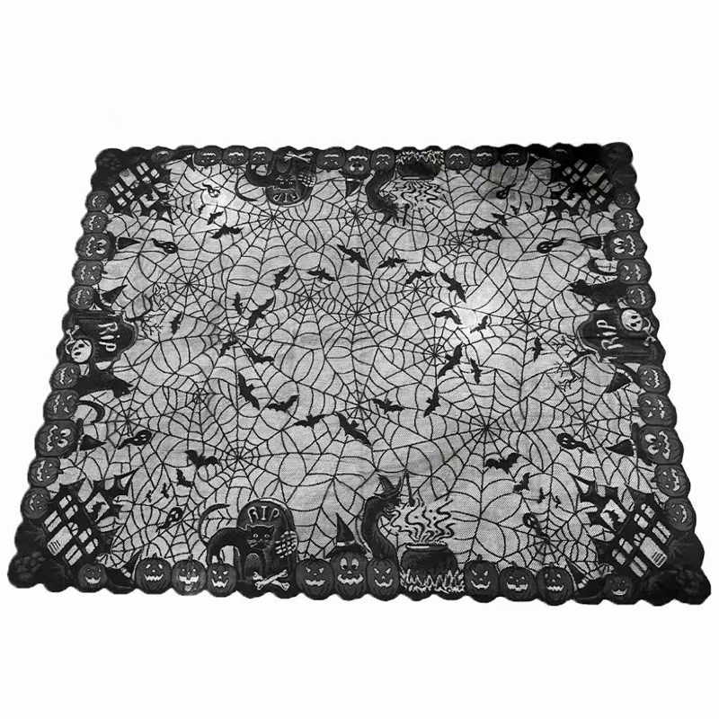 🎃 OFFRE LIMITÉE –50% ! ⏰ Nappe et Sets de Table Motifs Halloween Effrayants