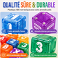 Cubes magnétiques de lettres et de chiffres pour enfants