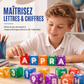 Cubes magnétiques de lettres et de chiffres pour enfants
