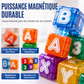 Cubes magnétiques de lettres et de chiffres pour enfants