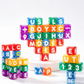 Cubes magnétiques de lettres et de chiffres pour enfants