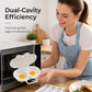 ⏳🔥57 % DE RÉDUCTION POUR UNE DURÉE LIMITÉE ! ⏰Cuiseur à œufs pour micro-ondes à double compartiment – Cuisson rapide sans huile, en PP de qualité alimentaire et polyvalent. Idéal pour les matins pressés : un petit-déjeuner sain en quelques minutes !