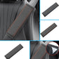🚗 -50% ! 🛡️ Coussin de Ceinture de Sécurité en Cuir PU – Anti-Pression & Respirable – Doublure Antidérapante pour Conduite Confortable – Noir/Bleu/Rouge 🧵