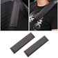 🚗 -50% ! 🛡️ Coussin de Ceinture de Sécurité en Cuir PU – Anti-Pression & Respirable – Doublure Antidérapante pour Conduite Confortable – Noir/Bleu/Rouge 🧵
