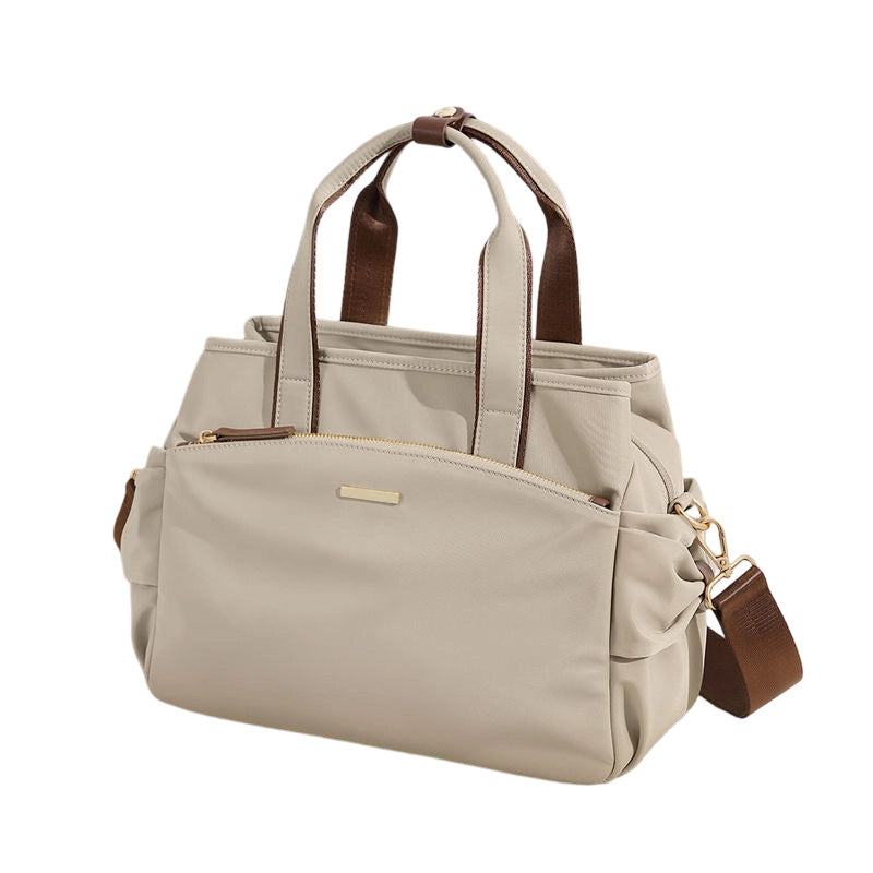 👜 -50% ! ✨ Sac Cabas en Toile Plissée avec Poches Latérales – Toile Haute Densité – Organisation 8 Zones & Bandoulière Amovible pour Femme 👗