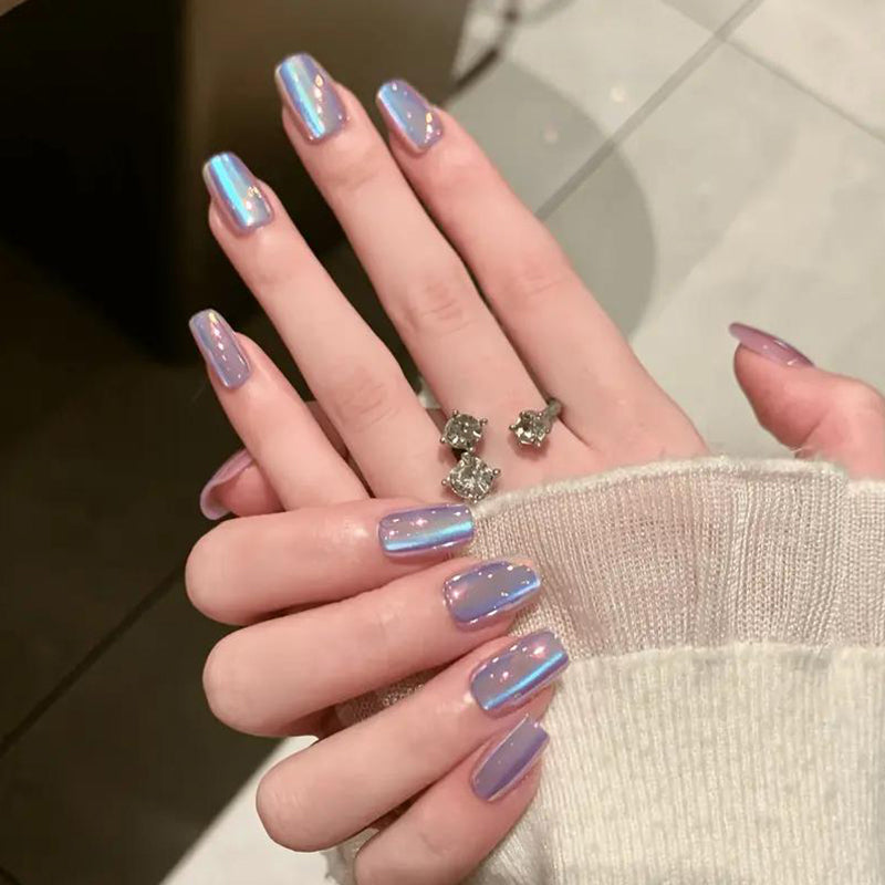 Vernis gel pailleté effet œil de chat Aurora