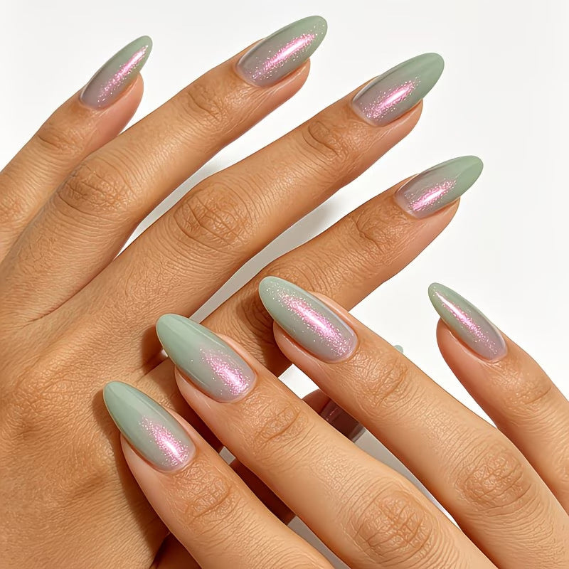 Vernis gel pailleté effet œil de chat Aurora