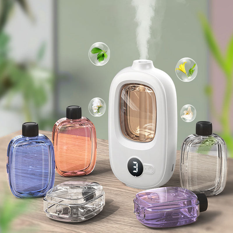 Diffuseur d'Aromathérapie Automatique – Écran LED, 4 Niveaux, Pose Murale & Table