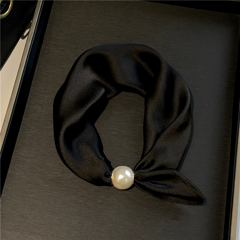 Foulard doux à fermoir magnétique en perles sans nœud