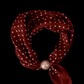 Foulard doux à fermoir magnétique en perles sans nœud