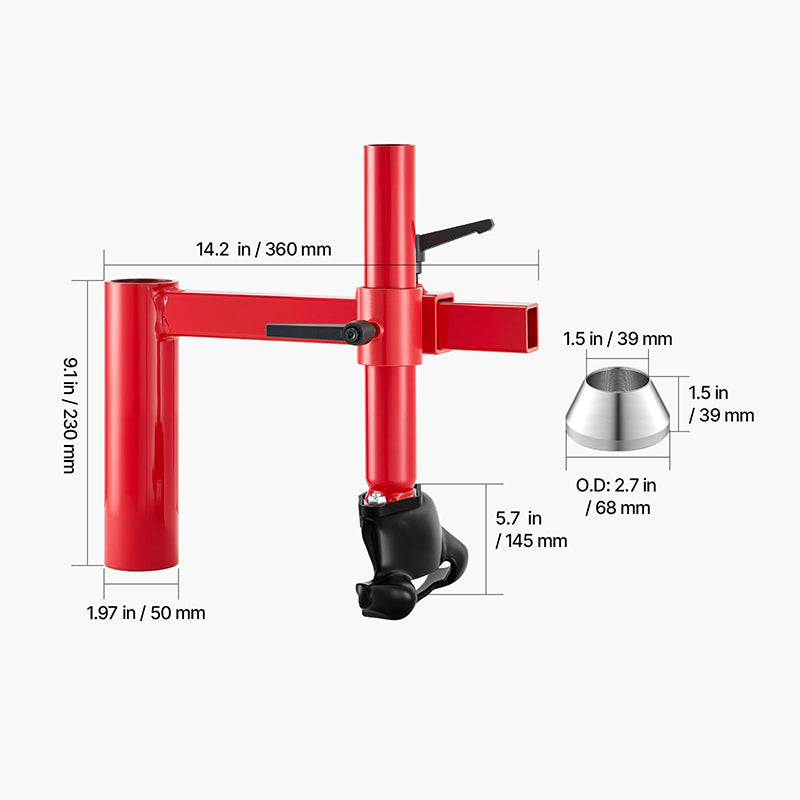 📢📢50% DE RÉDUCTION !! ⏰ Démonte-Talon de Pneu Portable – Acier – Levier Manuel Fort – Compatible Jantes 26″ (660 mm) – Pour Garage et Bord de Route 🛞
