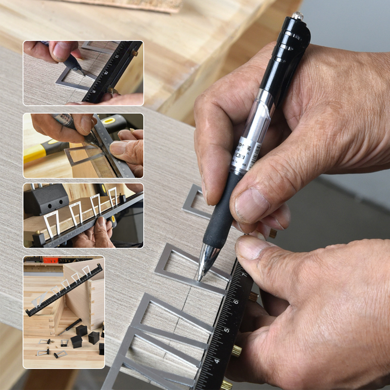 🔧 50% DE RÉDUCTION! 🪚 Kit Gabarit Queue d'Aronde – Précision, robustesse & guide intégré – Idéal pour assemblages parfaits en menuiserie 🛠️