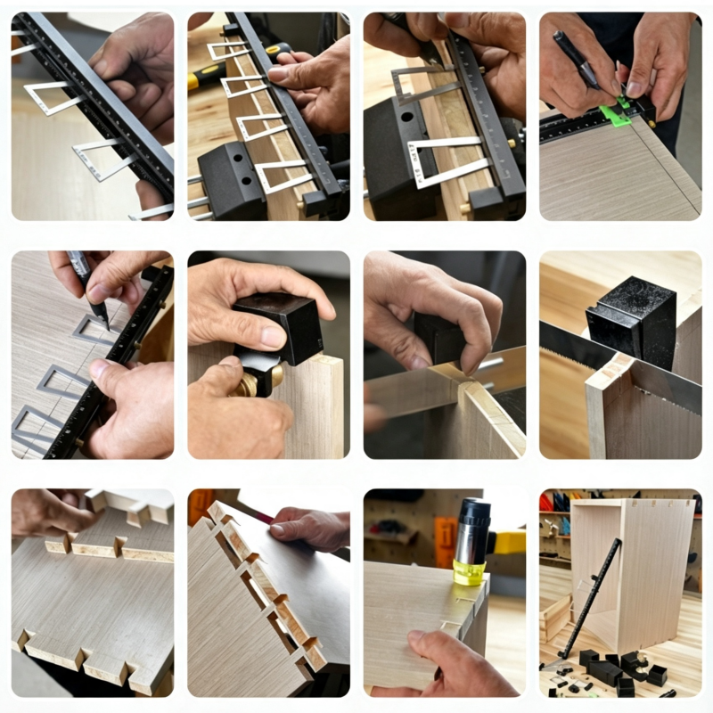 🔧 50% DE RÉDUCTION! 🪚 Kit Gabarit Queue d'Aronde – Précision, robustesse & guide intégré – Idéal pour assemblages parfaits en menuiserie 🛠️