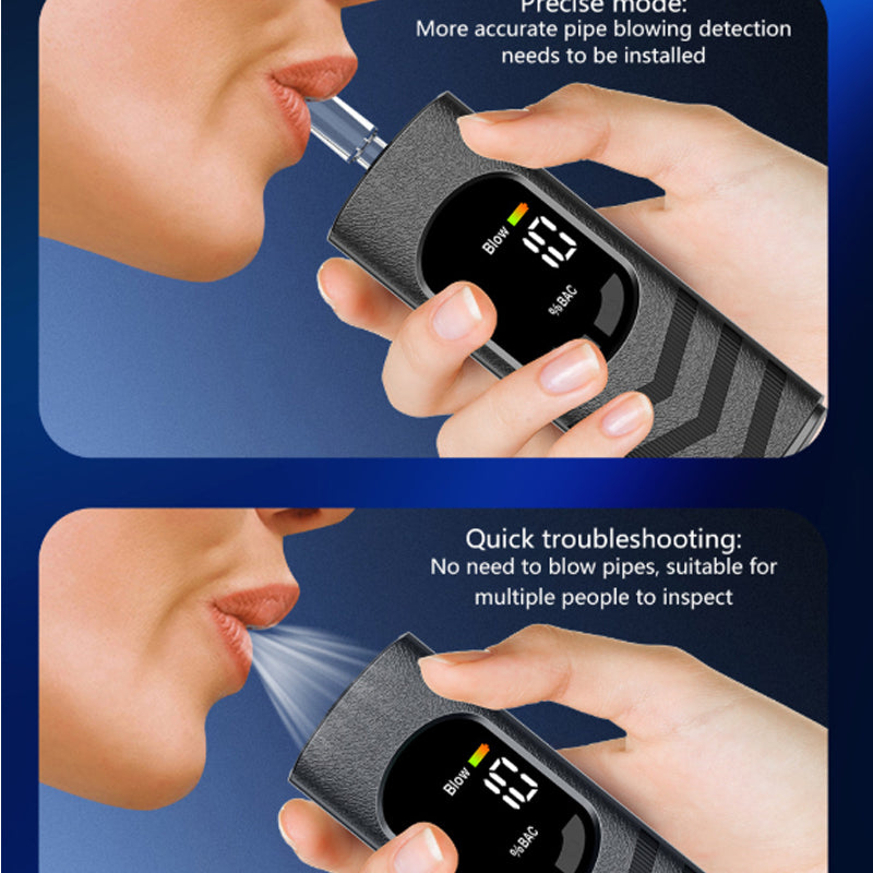 🔥HOT SALE 50% OFF🎁Rechargeable Alcohol Tester with LCD Screen and Voice Broadcast