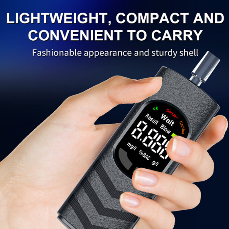 🔥HOT SALE 50% OFF🎁Rechargeable Alcohol Tester with LCD Screen and Voice Broadcast