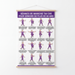 🧘 Affiche d’Exercices de Tai Chi pour Seniors – 60×40 cm – 16 Mouvements Illustrés – Version Marche ou Chaise – Guide Santé Quotidien 🏠