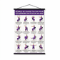 🧘 Affiche d’Exercices de Tai Chi pour Seniors – 60×40 cm – 16 Mouvements Illustrés – Version Marche ou Chaise – Guide Santé Quotidien 🏠