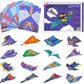✈️ 50% DE RÉDUCTION! 🎨 Kit d'avions en papier créatifs DIY pour enfants – 10 modèles à construire, pédagogique & amusant – Stimule la créativité et la motricité 🧠