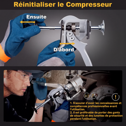 Outil de démonte-étrier de frein robuste