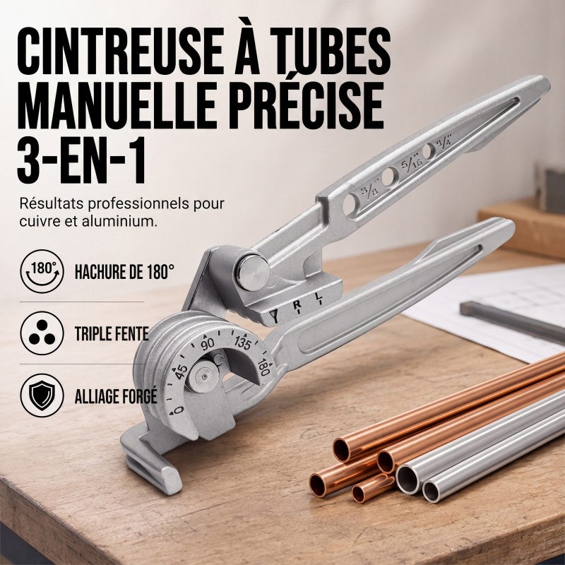Cintreuse manuelle 3-en-1