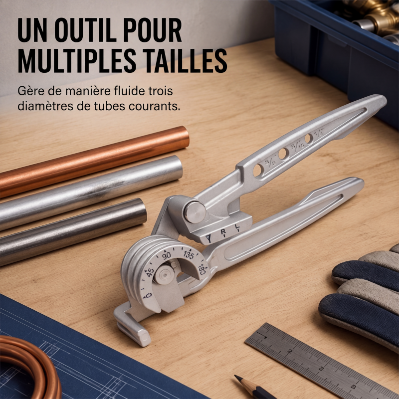 Cintreuse manuelle 3-en-1