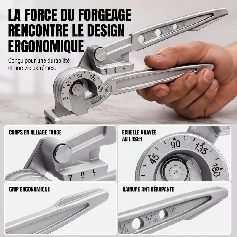Cintreuse manuelle 3-en-1