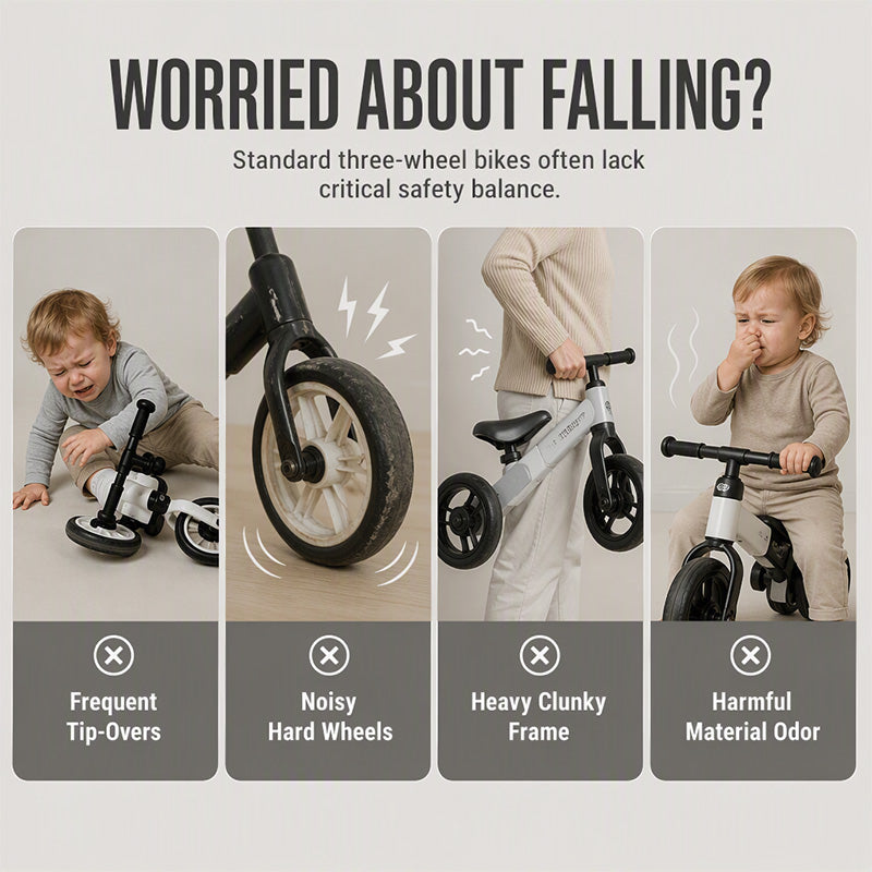🎈🛒 -50% ! 🚴Draisienne pour Bébés et Tout-Petits – PP Léger, 4 Roues Stabilisatrices & LED Musicale