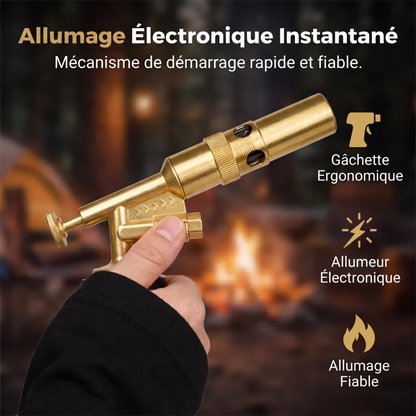 🔥 Chalumeau à gaz butane portable, multifonctionnel et réversible