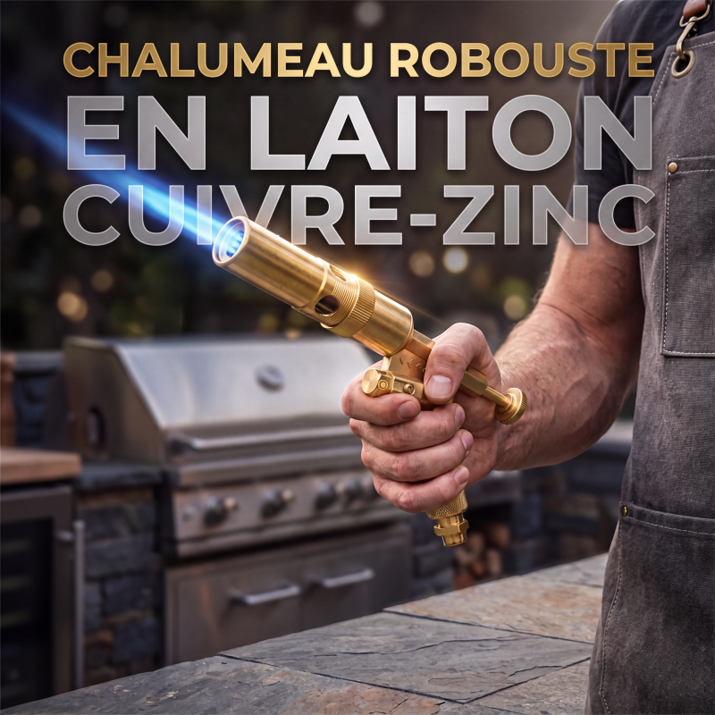 🔥 Chalumeau à gaz butane portable, multifonctionnel et réversible