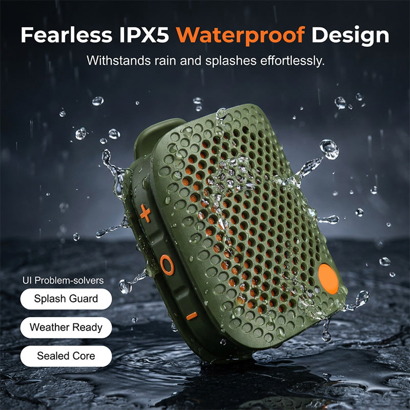 Enceinte Bluetooth portable avec technologie TWS stéréo, mini-enceinte sans fil étanche IPX5