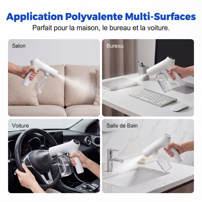 Pistolet pulvérisateur nano atomiseur sans fil