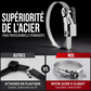 Collier de serrage en acier inoxydable robuste avec boucle à verrouillage à bascule