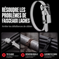 Collier de serrage en acier inoxydable robuste avec boucle à verrouillage à bascule