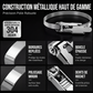 Collier de serrage en acier inoxydable robuste avec boucle à verrouillage à bascule