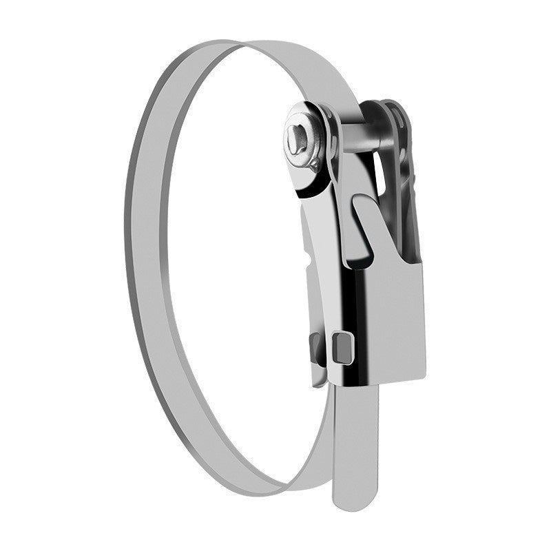 Collier de serrage en acier inoxydable robuste avec boucle à verrouillage à bascule