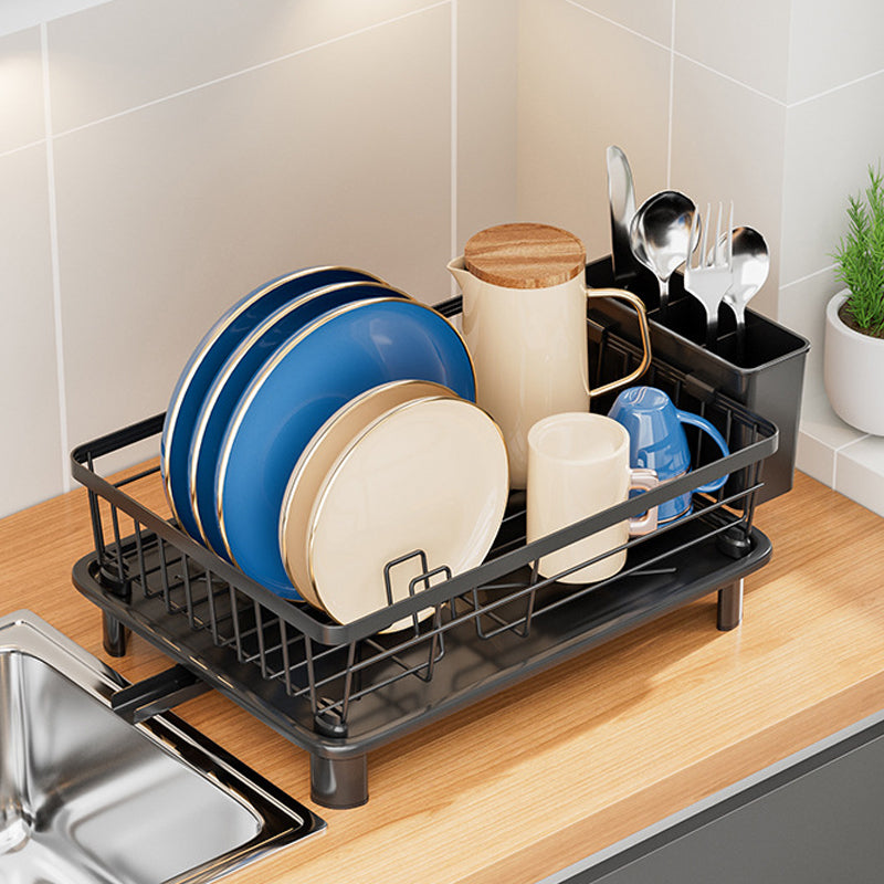 Égouttoir à vaisselle de cuisine avec bec rotatif à 360°