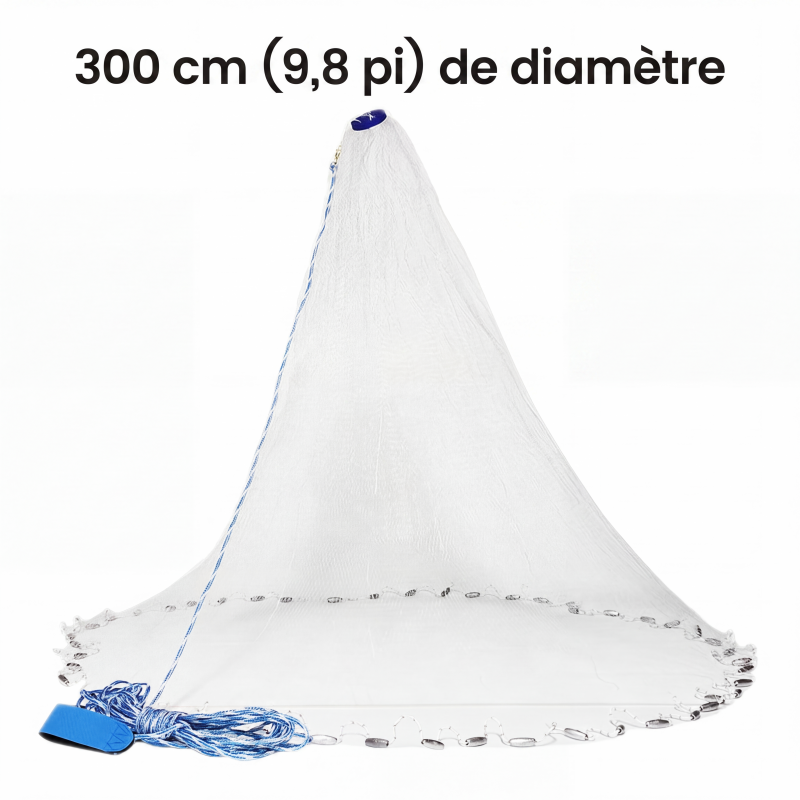 🎉 Soldes 2026 — Plus de 16 800 exemplaires vendus ! 🌊 Filet de pêche à lancer facile, robuste et à descente rapide ✨