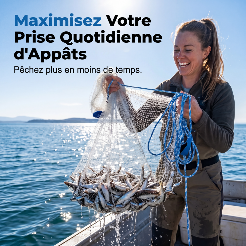 🎉 Soldes 2026 — Plus de 16 800 exemplaires vendus ! 🌊 Filet de pêche à lancer facile, robuste et à descente rapide ✨