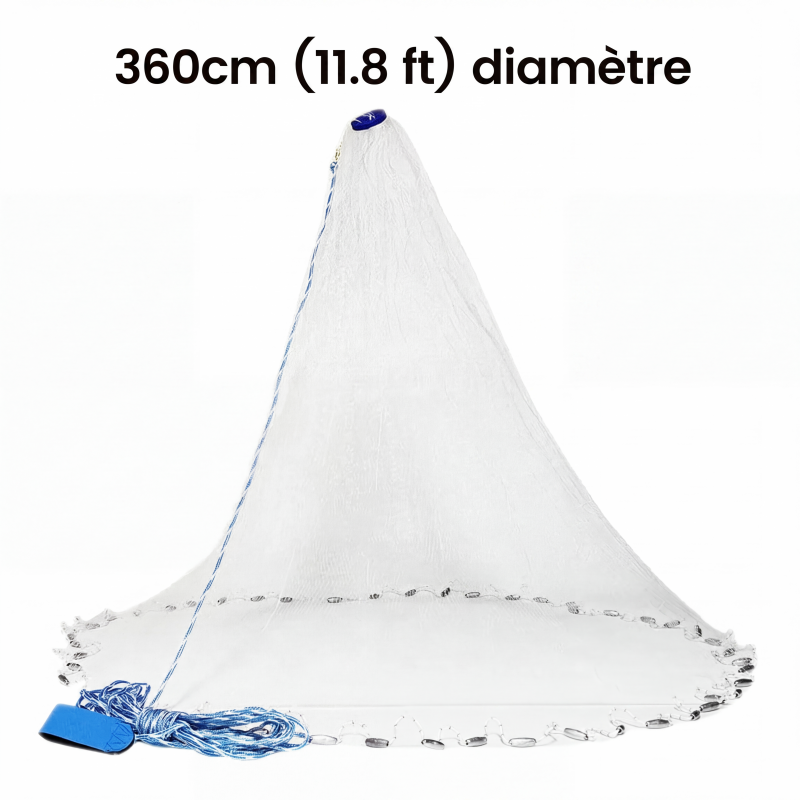 🎉 Soldes 2026 — Plus de 16 800 exemplaires vendus ! 🌊 Filet de pêche à lancer facile, robuste et à descente rapide ✨