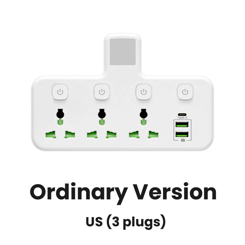 🔌 50 % DE RÉDUCTION ! Prise Connecteur avec Port de Charge Type-C – 2 Ports USB, Version Veilleuse & Compatibilité Mondiale ✨