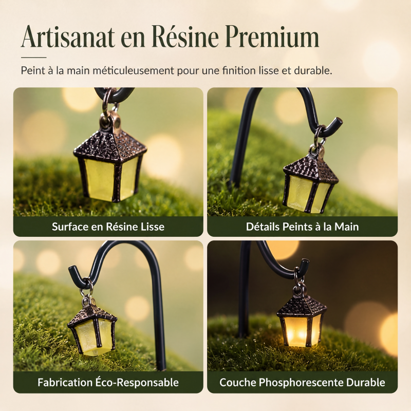 Piquet de plante lanterne rétro lumineux