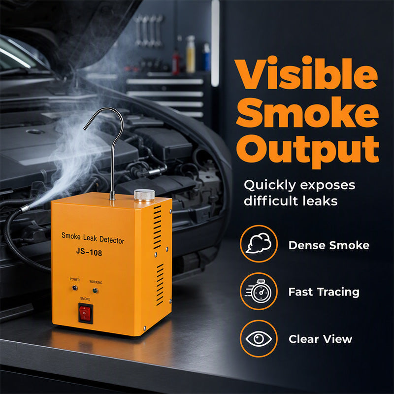 🔧 50% DE RÉDUCTION! 🚗 Testeur de Fumée Automobile – Détecteur de fuites, compact & métallique – Idéal pour admission, échappement, EVAP et clim ❄️