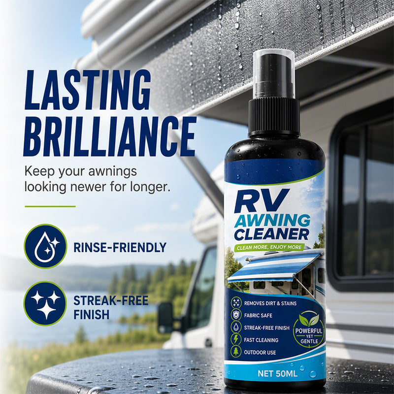 🚐‑50 % MAINTENANT ! Spray nettoyant puissant pour auvents de camping‑car – nettoyage professionnel des tissus, élimination des moisissures et brillance durable – idéal pour auvents de camping‑car et tissus extérieurs ✨🧼